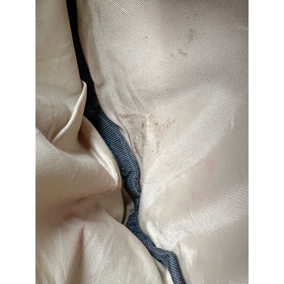 Kavu Rope Sling Bag Rare Fish Print Pockets Navy with Red Canvas Hiking Everyday - Picture 7 of 9